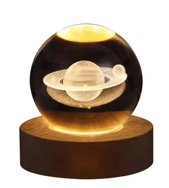 3D Crystal Galaxy Ball