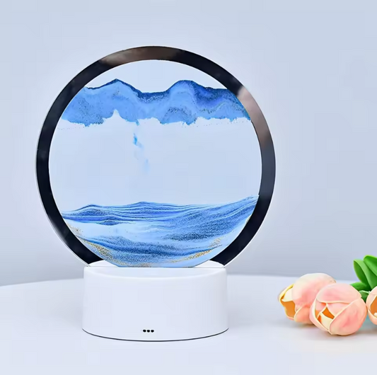 3D Moving Sand Art LED Lamp