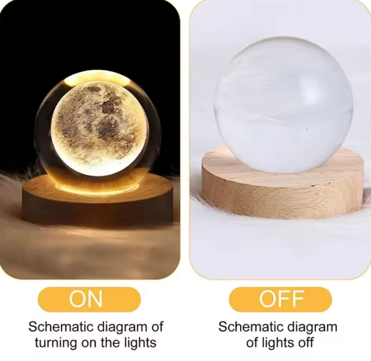 3D Crystal Galaxy Ball