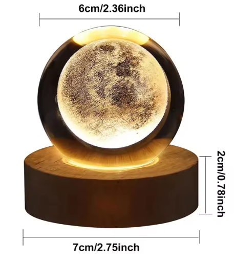 3D Crystal Galaxy Ball