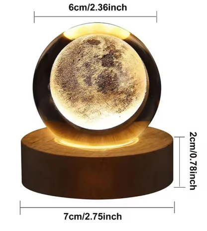 3D Crystal Galaxy Ball