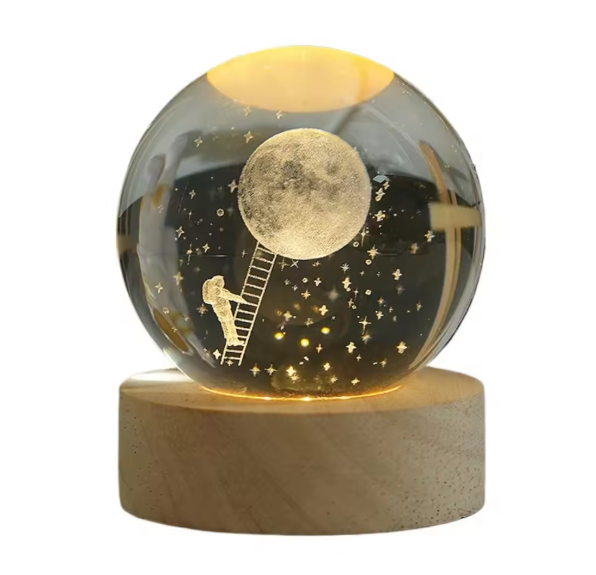 3D Crystal Galaxy Ball