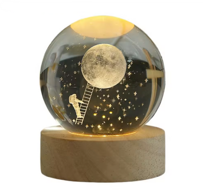 3D Crystal Galaxy Ball