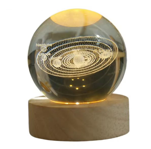 3D Crystal Galaxy Ball