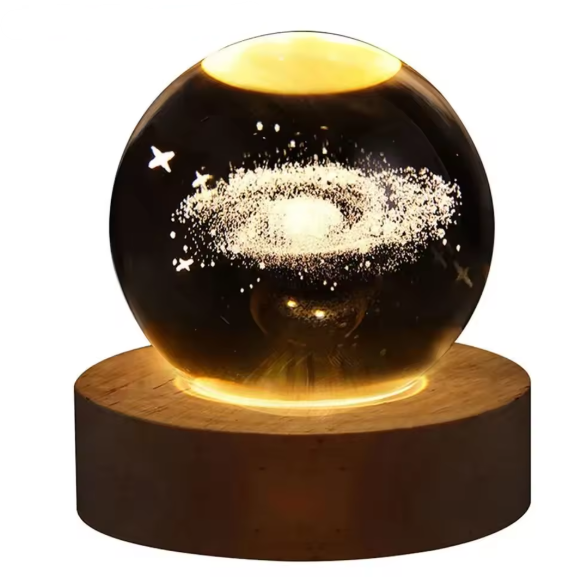 3D Crystal Galaxy Ball