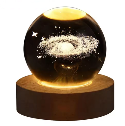 3D Crystal Galaxy Ball